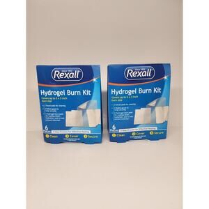 Rexall Hydrogel Burn Kit Compact for Home, Work, and Emergency Care